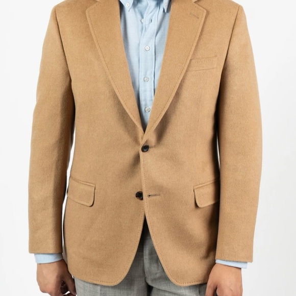 Camel Hair Blazer Size 6 Vintage - Picture 4 of 14